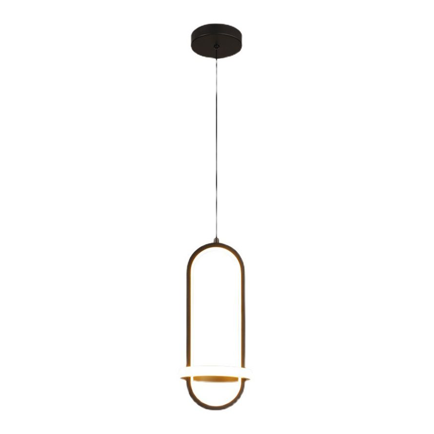 Style moderne forme linéaire lumières suspendues en métal luminaires suspendus