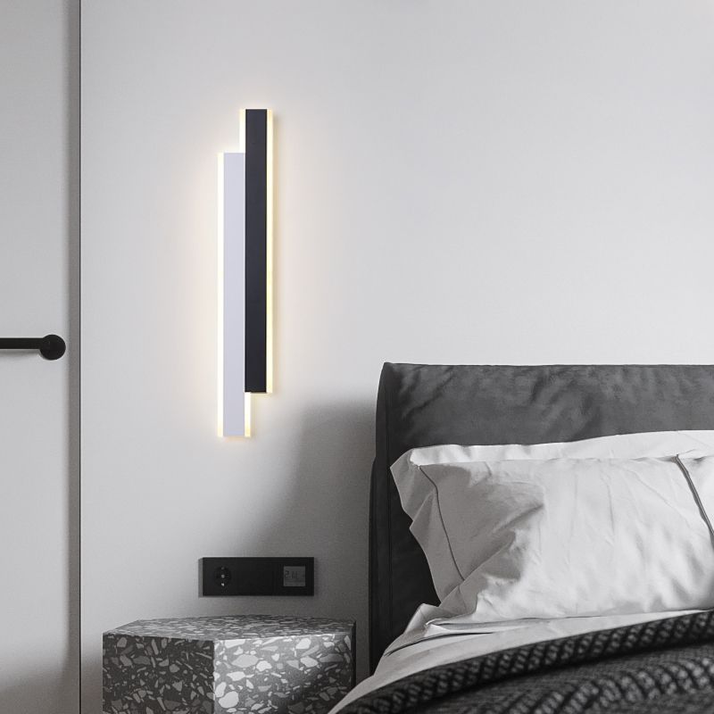 Lámpara de pared de luz de pared de estilo contemporáneo para sala de estar de dormitorio