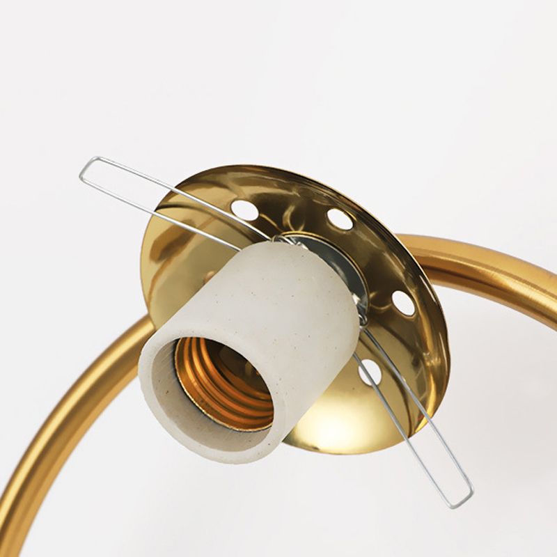 Modernist Wall Sconce Spherical Glass Wall Light Fixture for Bedroom