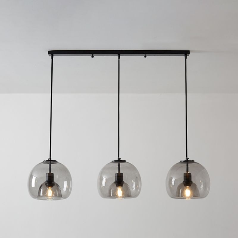 Multi -Licht sphärisch hängende Anhänger moderne Glashängung Licht für Wohnzimmer