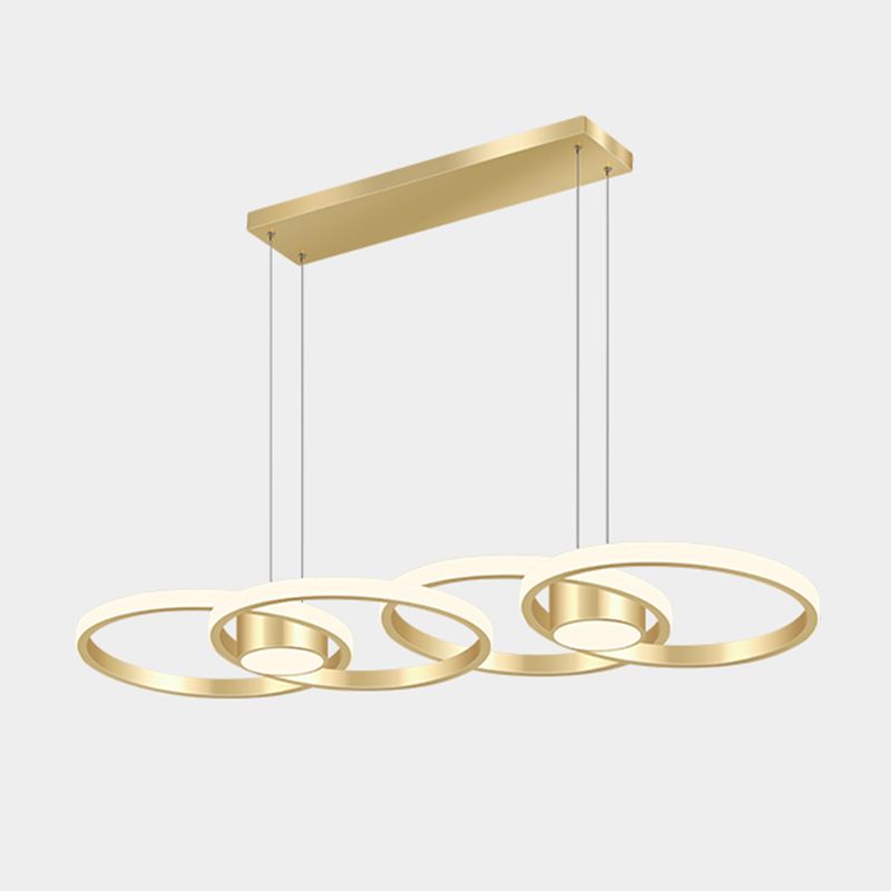 Minimalismo contemporaneo Caratteristico Stile nordico LED Isola sospesa Luce a ciondolo per sala da pranzo