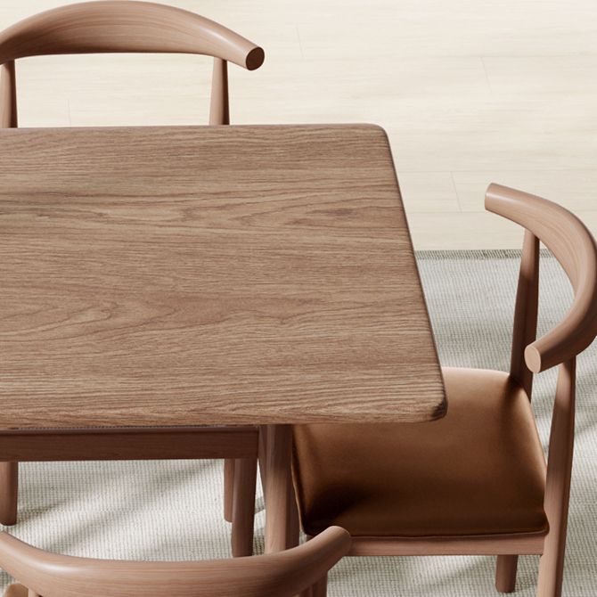 Rectangle Dining Table Medium Density Fiberboard Table for Dining Room