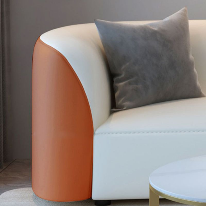 White Durable Sectional Sofas Cushion Solid Wood Sofa for Living Room