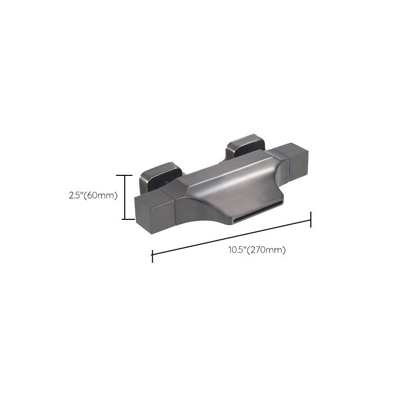 Modern Tub Faucet Trim Brass Wall Mounted Waterfall Tub Spout Trim