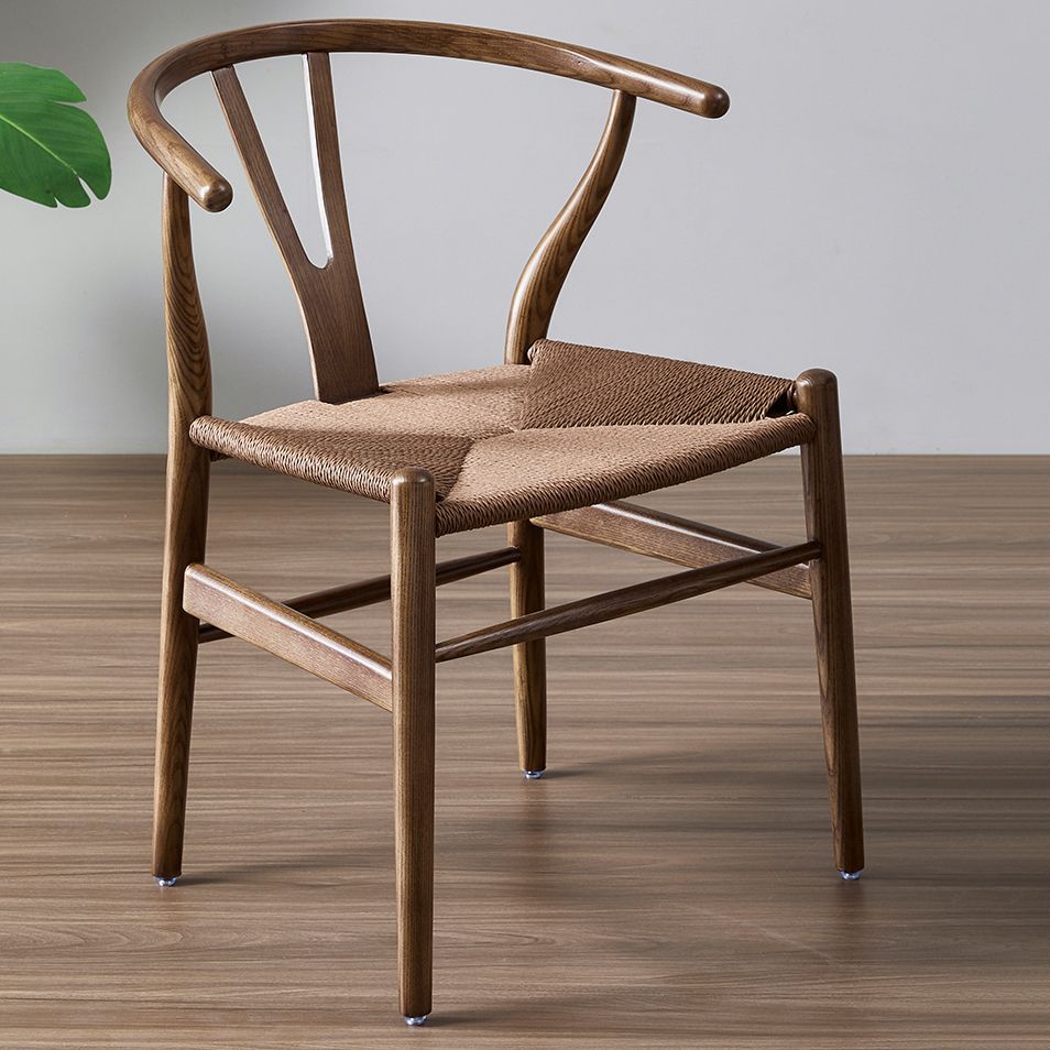 Wishbone natural tapizado contemporáneo del sillón del restaurante que cena la silla