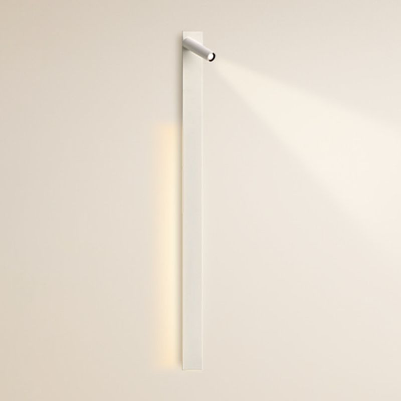 Metal Square Shape Wall Mount Lighting Modern 2-Lights Wall Mounted Light Fixture in White