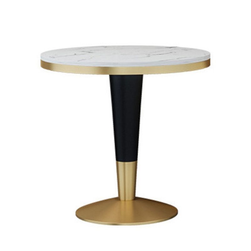 Modern Round Dining Table Set 1/4/5 Pieces Dining Set with Padded Chairs