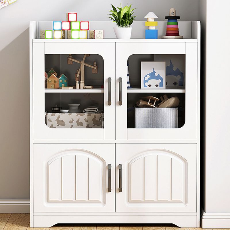Modern Standard Accent Cabinet with Bar Pulls Doors Water Resistant Cabinet