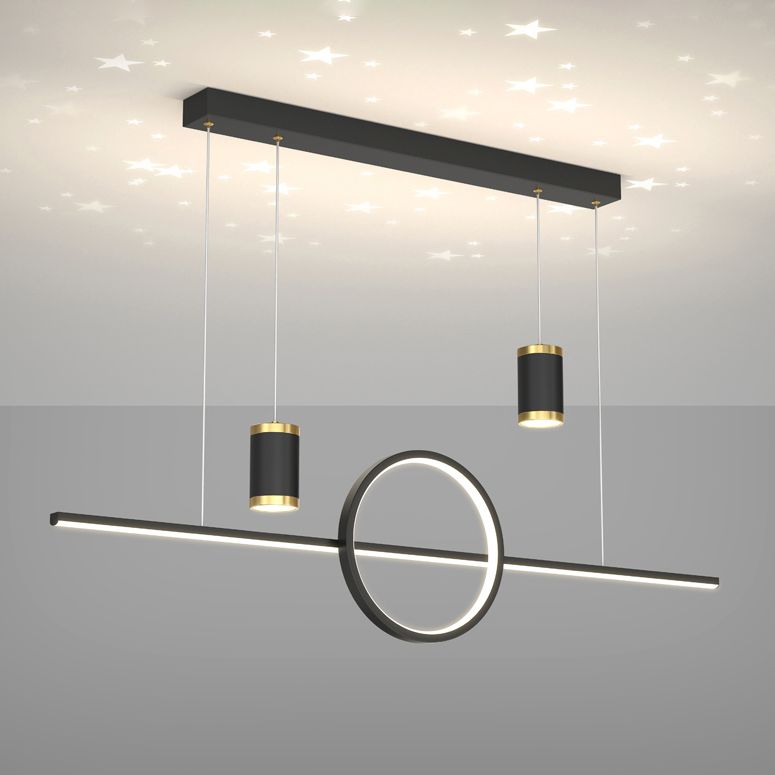 Contemporary Kitchen Pendant Lights Linear Chandelier Island Light Fixtures