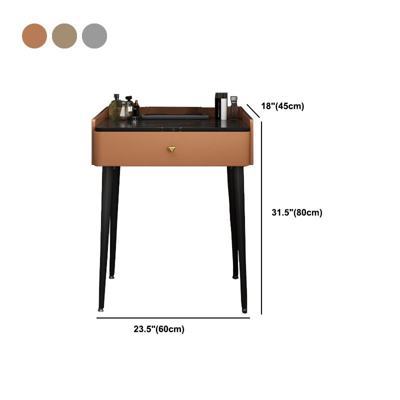 Contemporary Makeup Vanity Desk Table Wooden Vanity Dressing Table with Drawer
