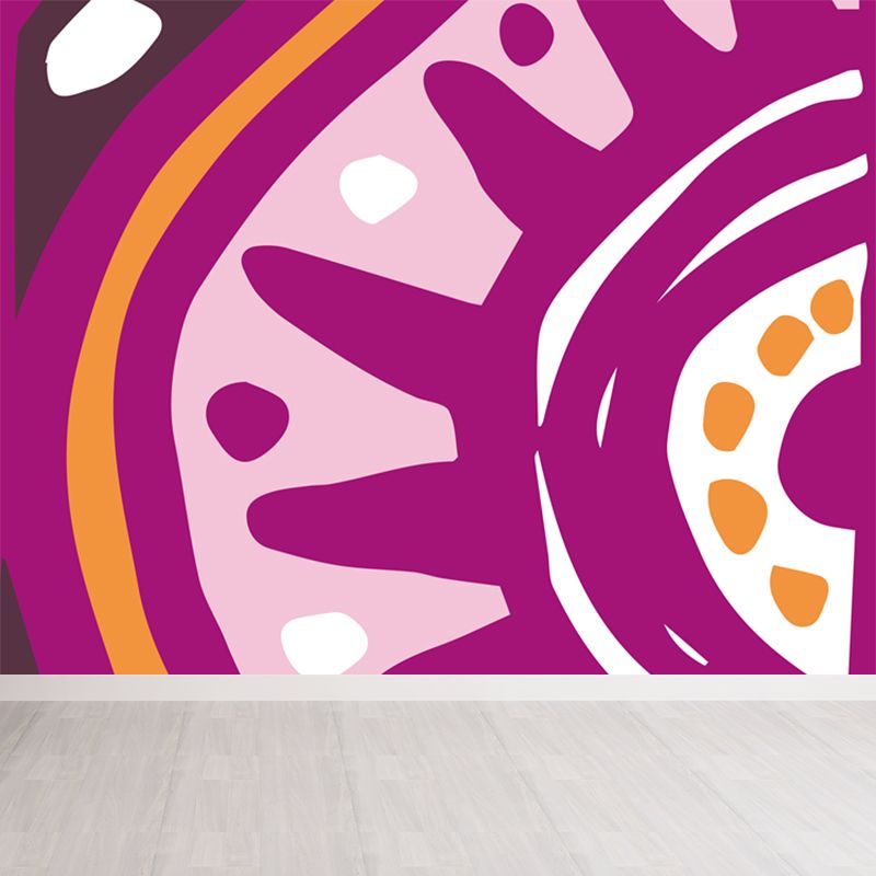 Colorful Modern Wall Paper Mural Whole Abstract Pattern Wall Art for House Interior