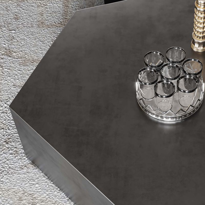 Abstract Shape Base Design Stainless Steel Hussey/bronze Free Shape Coffee Table