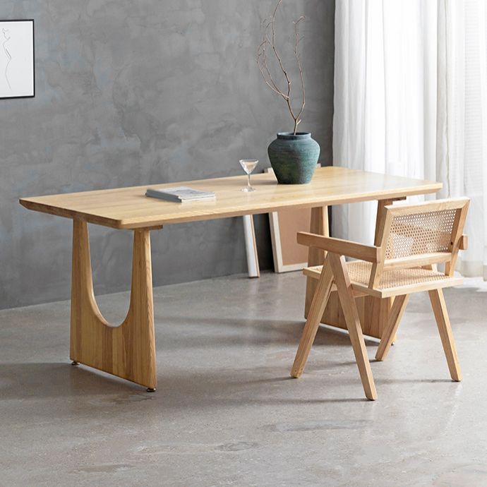 Industrial 1/2/4/5/6 Pieces Rectangle Dining Solid Wood Dining Room Table with Chairs