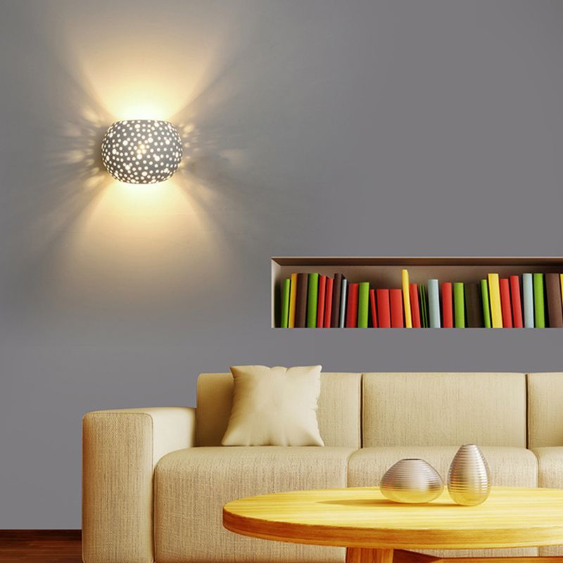 Modern Style Geometric Wall Lighting Fixtures Metal 1 Lights Wall Washer Sconce