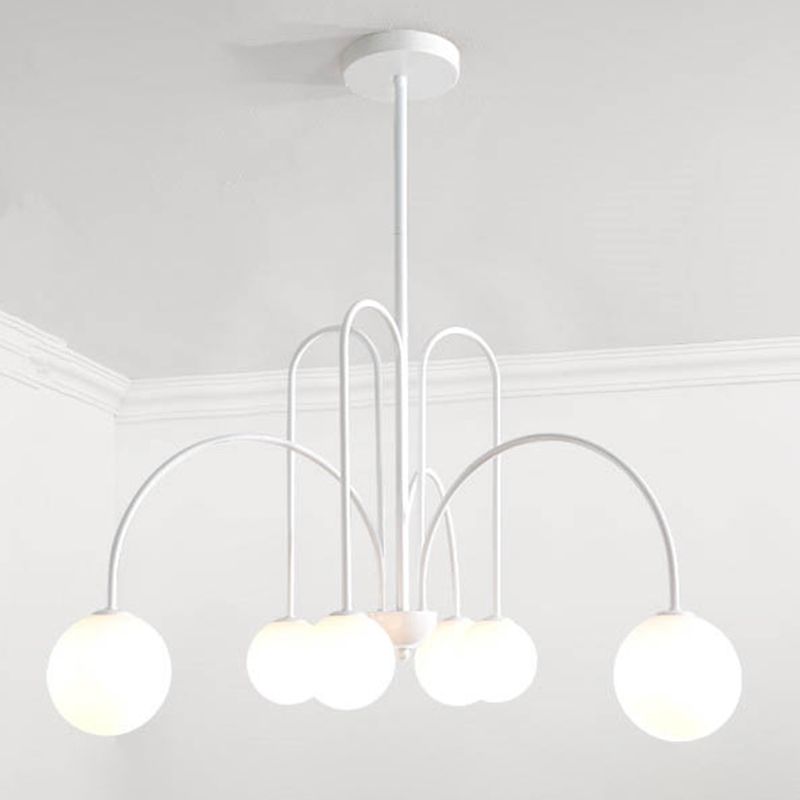 Candelier de la sala de estar molecular Cobriz Cobertura Ligera Ligera Nórdica Fixtura de iluminación