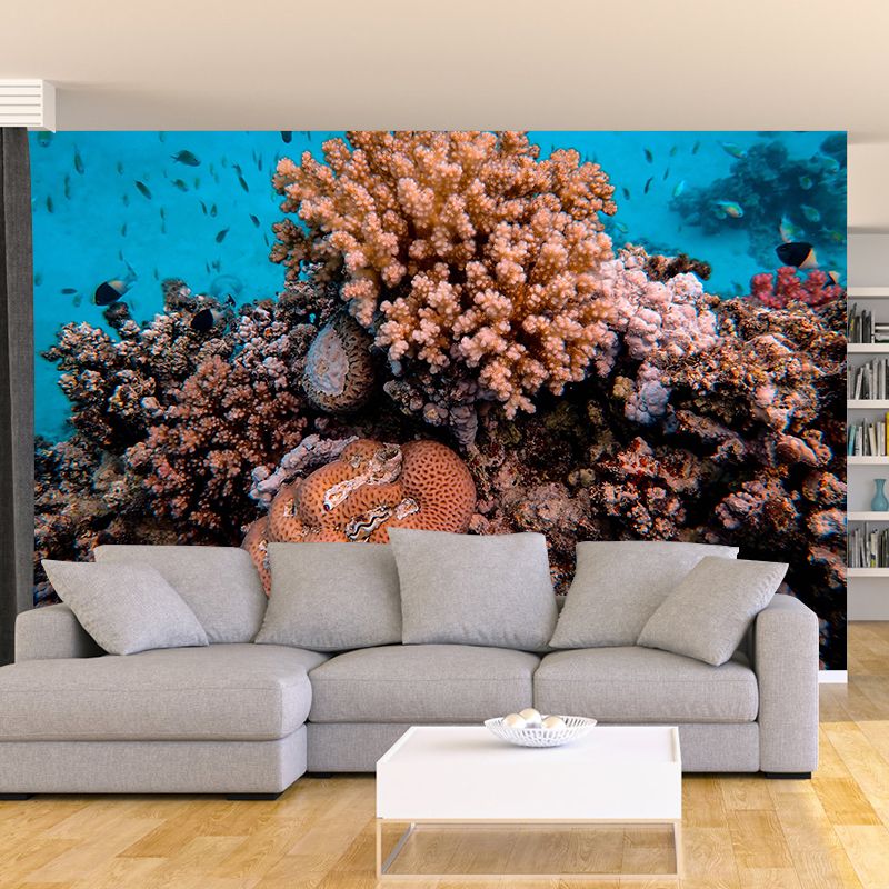 Underwater Environment Friendly Photography Wallpaper Indoor Room Wall Mural