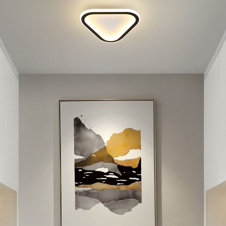 Ultra-Thin Flush Mount Ceiling Light Fixture Modern Minimalist Style Acrylic Flush Ceiling Lights
