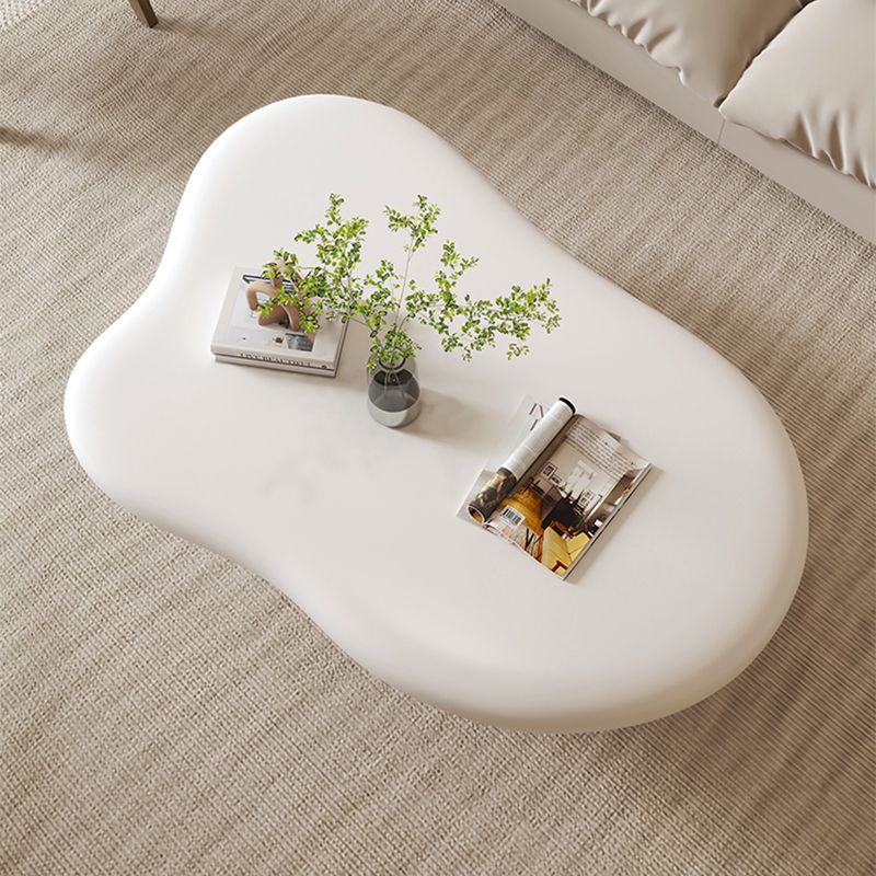 Scandinavian Free Form Coffee Table Wooden 4 Legs Cocktail Table
