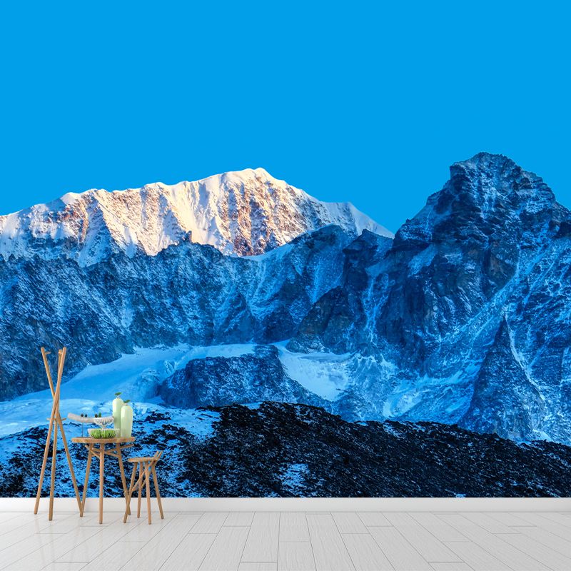 Himalayas View Mural Wallpaper Moisture Resistant Wall Art for Guest Room Decor