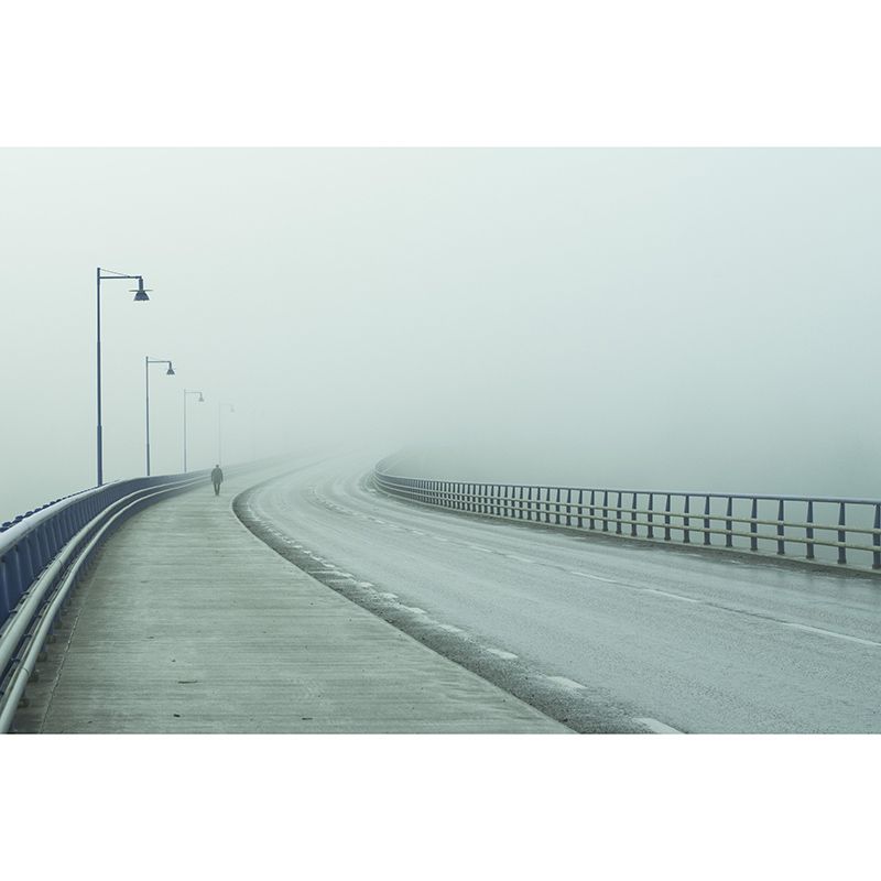 Road Scene Mural Industrial Space Extension Mural Mildew Resistant Decorative Wall Art