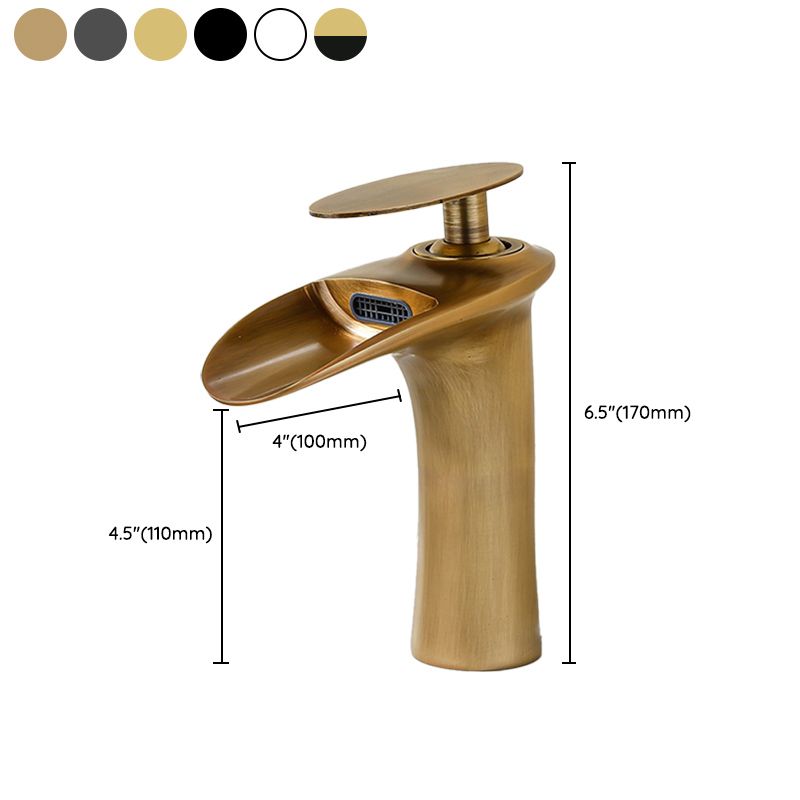 Farmhouse Wide Spread Bathroom Faucet Brass Lever Lavatory Faucet