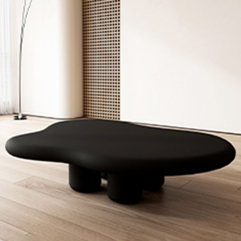 11.81" Tall Scandinavian Style Cocktail Table 4 Legs Coffee Table