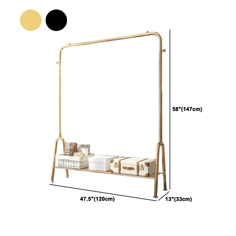 Contemporary Style Wardrobe Metal Bedroom Wardrobe Closet With Shelf