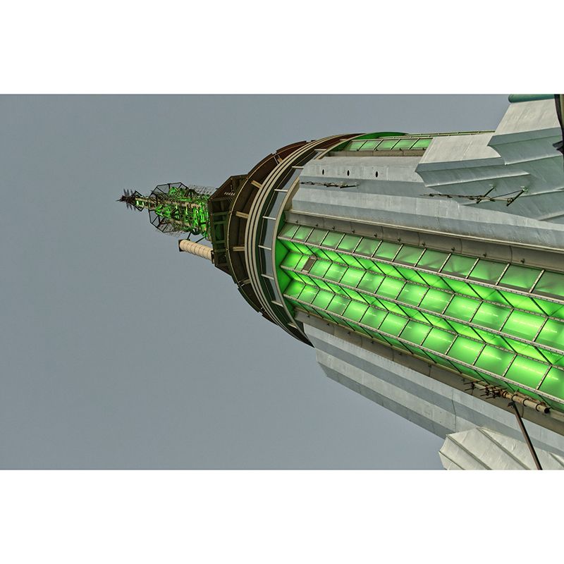 City Building Murals Waterproofing Wall Decor for Meeting Room, Custom Size Available