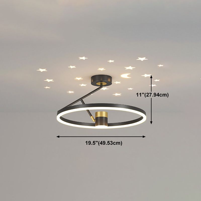 Contemporary Simple Chandelier Light Fixtures Led Hanging Chandelier for Bedroom