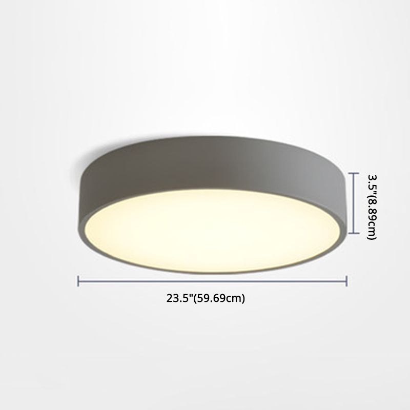 Ronde inbouwverlichting 1-lichts aluminium minimalistische inbouwplafondverlichtingsarmaturen