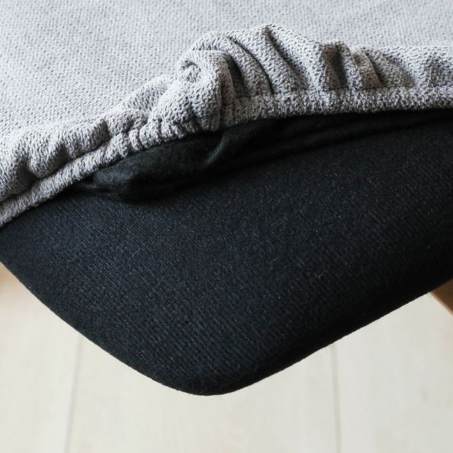 Chaise latéral de maison scandinave rembourrée en bois ouvert en bois pliant chaise