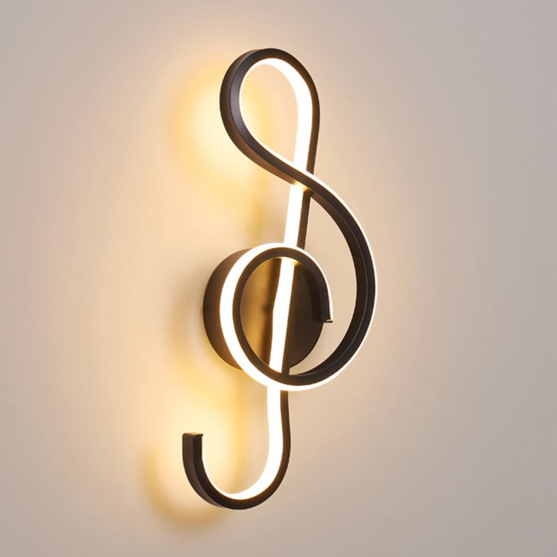Contemporary Style Metal Wall Light Linear LED Wall Sconce for Living Room