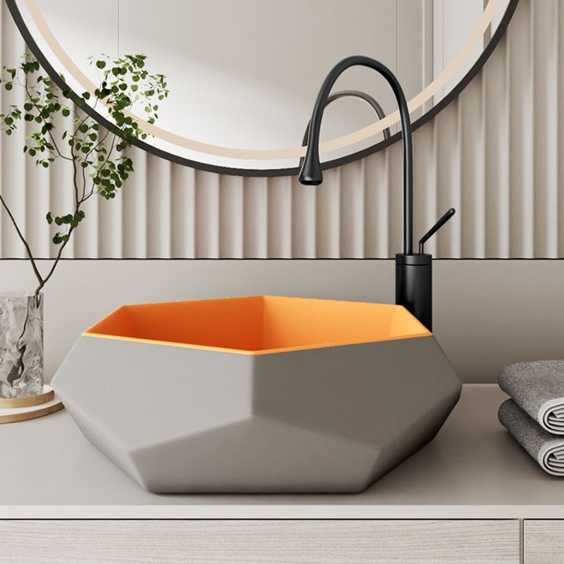 Modern Specialty Wash Stand Porcelain Vessel Lavatory Sink for Home