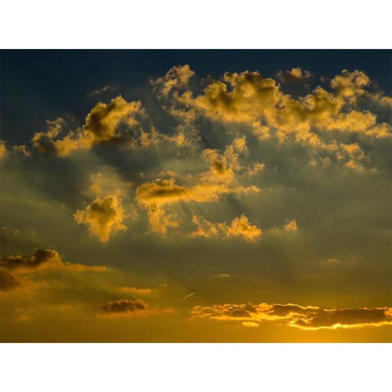 Sky Photography Wallpaper Mildew Resistant Sleeping Room Wall Mural