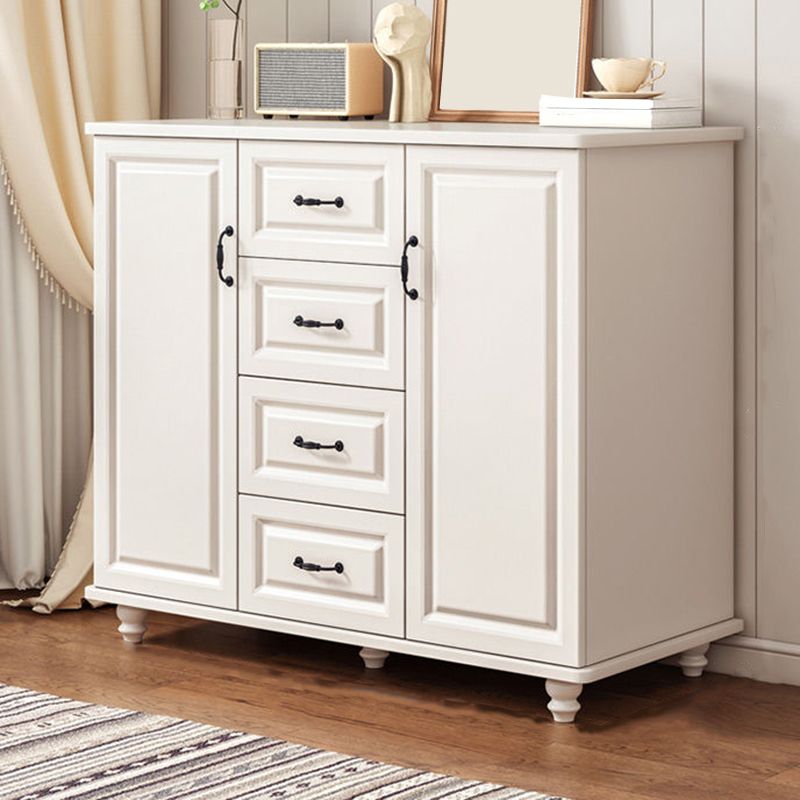 Wood 2/1 - Door and 3/4 - Drawer Accent Cabinet, 16" Wide  Accent Cabinet