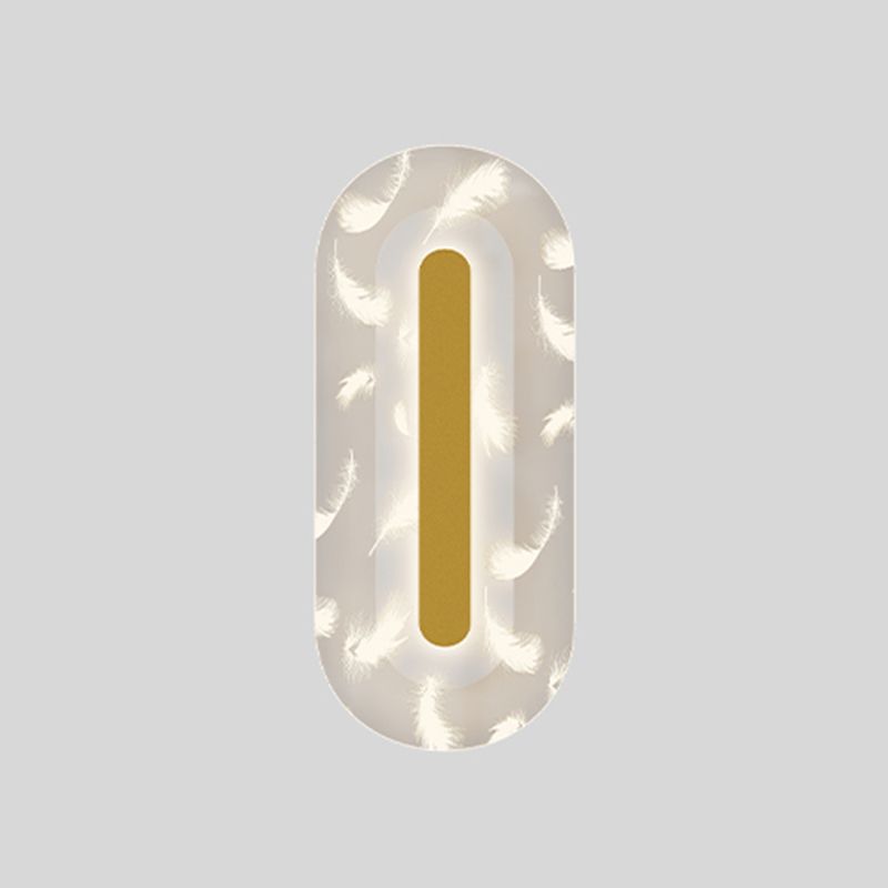 Geometry Shape Metal Wall Light Modern Style1 Light Wall Mounted Light Fixture