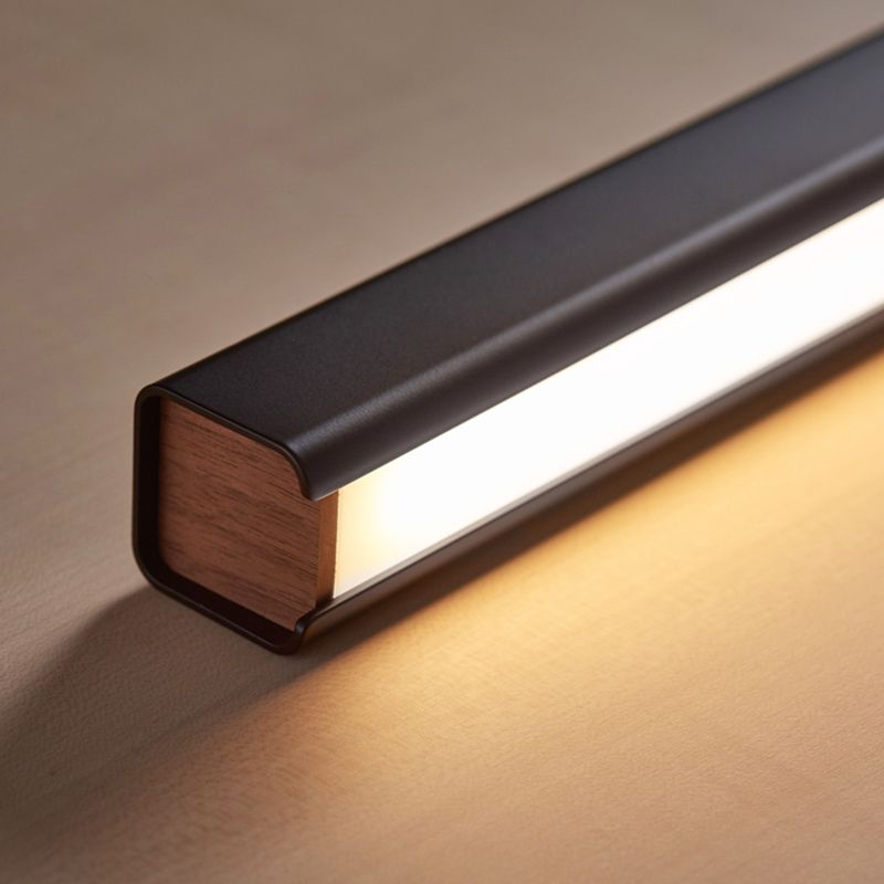 Lámpara de suspensión LED de restaurante LED de 1 luces lineales de 1 luces lineales Lámparas de iluminación de metal isla de metal