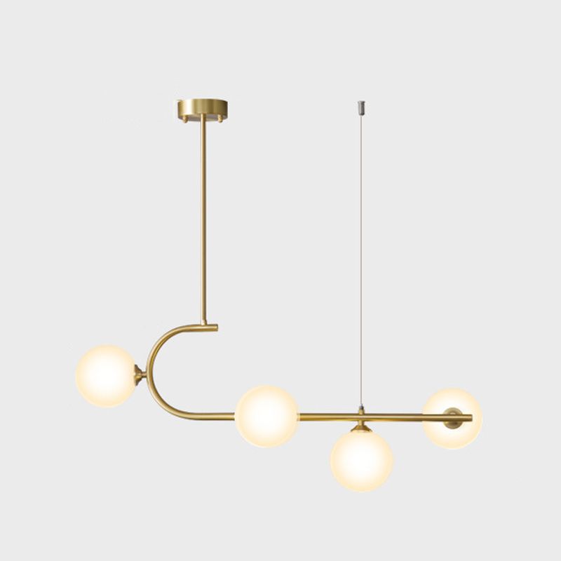 Linear Hanging Pendant Lights Contemporary Glass Ceiling Pendant Light