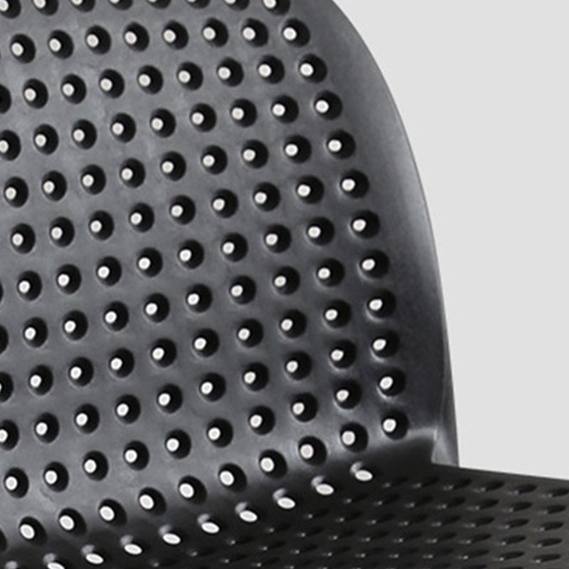 Contemporary PP Bar and Counter Stool Low Back Stool with 4 Legs