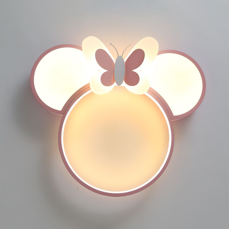 Modern Style LED Ceiling Lights Lovely Cartoon Flush-mount Lamp for Kid's Room