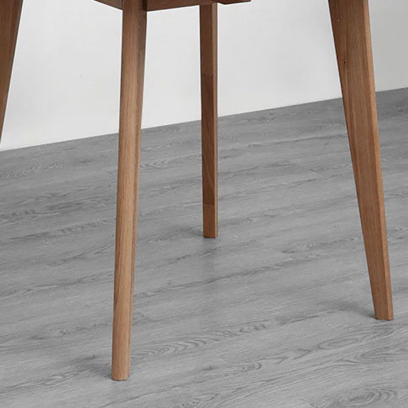 Solid Wood Top Dining Table Contemporary Round Dining Table with 4 Legs