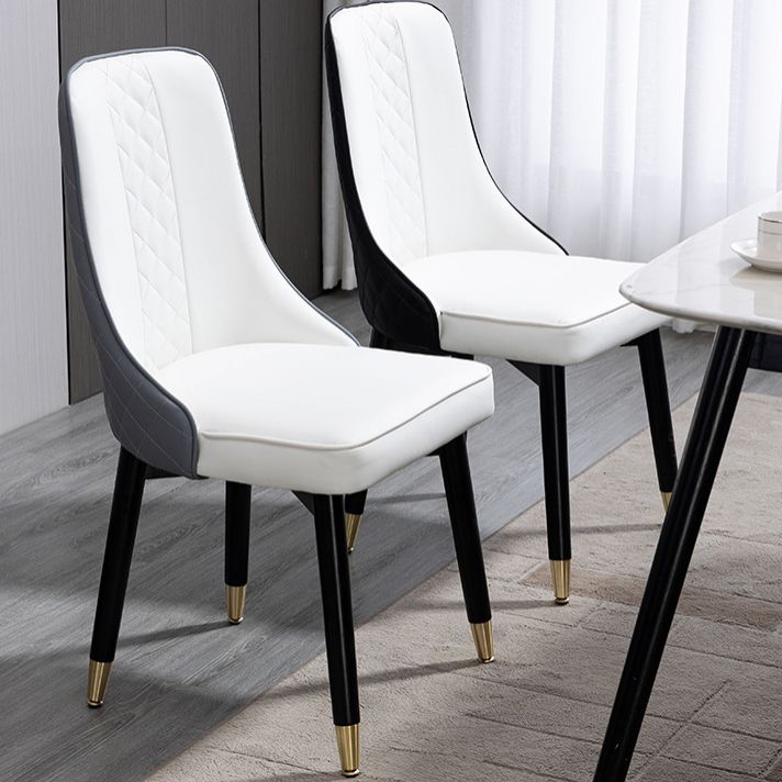 Juego de sillas de comedor de cocina escandinavas Silla Parsons de madera (juego de 2)