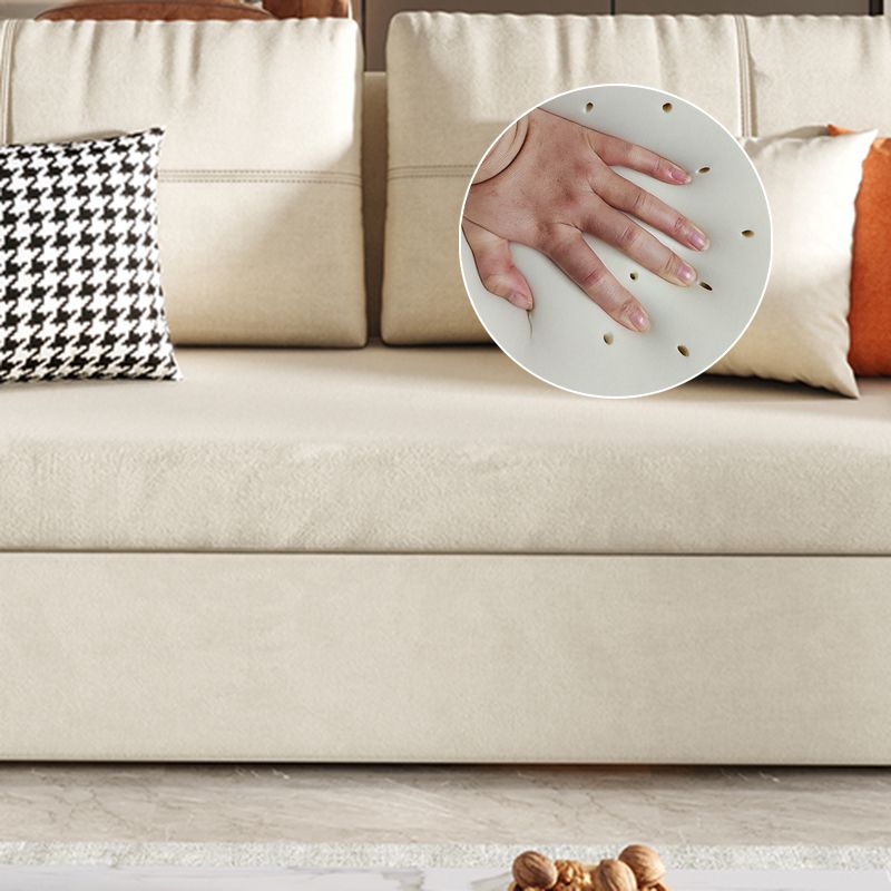 31" Wide Scandinavian Sleeper Sofa Futon Fabric Sleeper Sofa