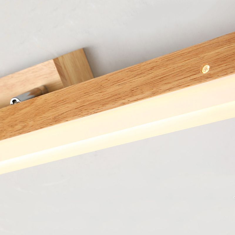 Applexion murale moderne LED LED BOIS LUMIÈRE MIRMOIR LEILLE