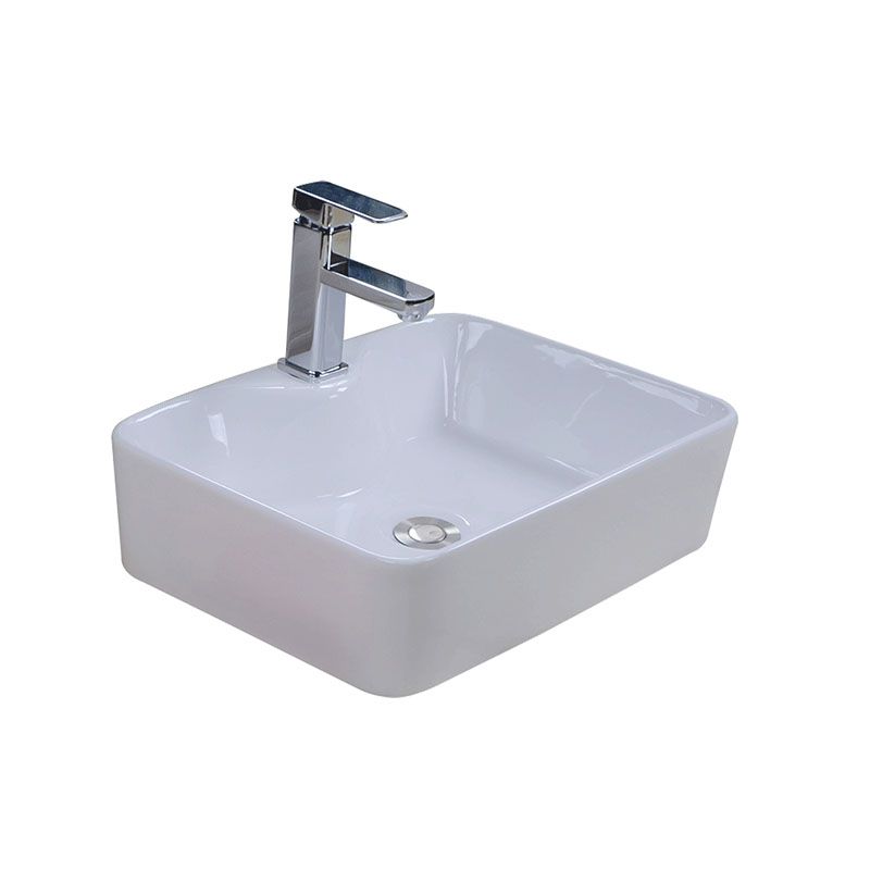 Porcelain Bathroom Sink Contemporary Simple Vessel Bathroom Sink