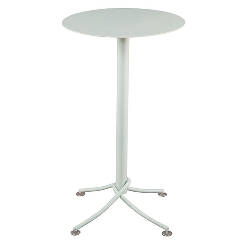 Industrial Outdoor Bar Height Table Metal Bar Table with Pedestal