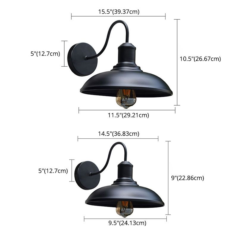 Lagerhausmontage Lampe 1 Licht Vintage Außenwandbeleuchtung