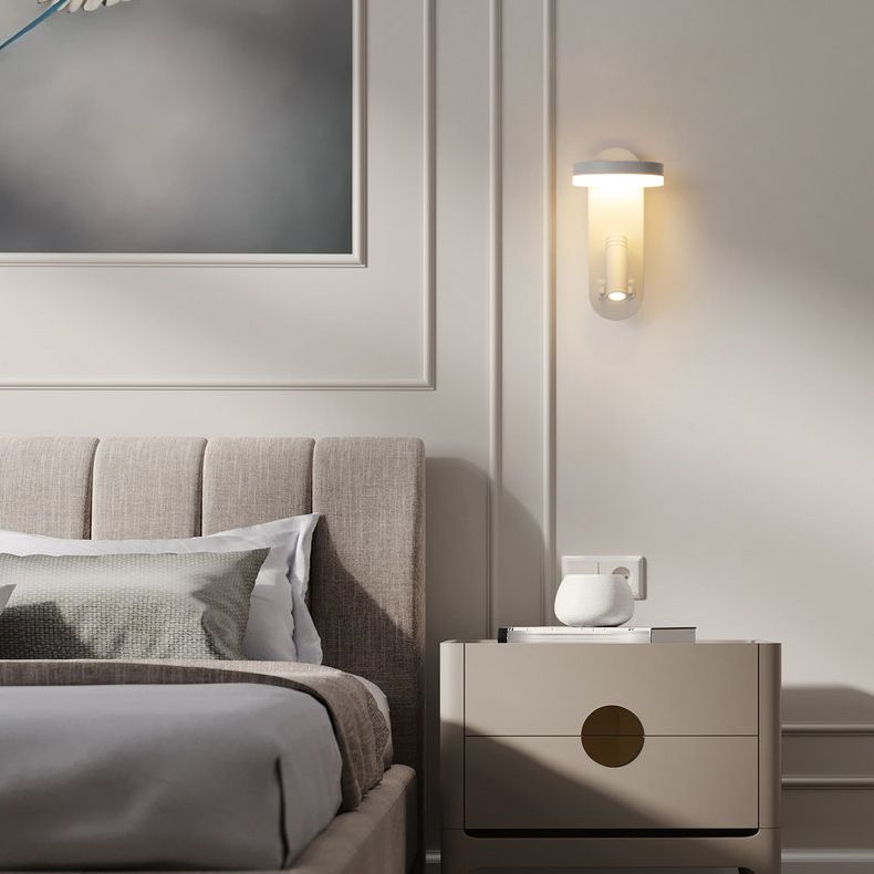 2 lichten Geometrische leeswand Licht Moderne stijl Metalen wandmontage Lichtmontage