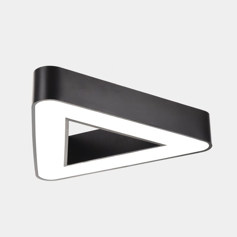 Lámpara de lámpara del triángulo acrílico simplicidad lámpara de suspensión del techo LED para oficina