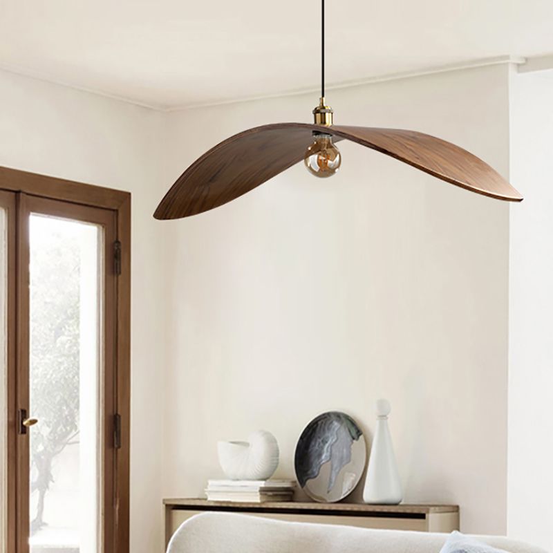 LAMPE DE PLAGE PLIME en bois Aménagement de pendentif moderne pour salle à manger du salon